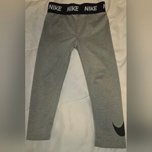 Nike Kids Black and Gray Leggings